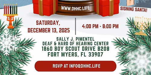 Annual Deaf Holiday Party at DHHC