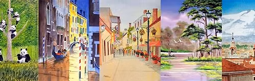 Bill Holkham "The Wonders of Watercolor" Exhibition