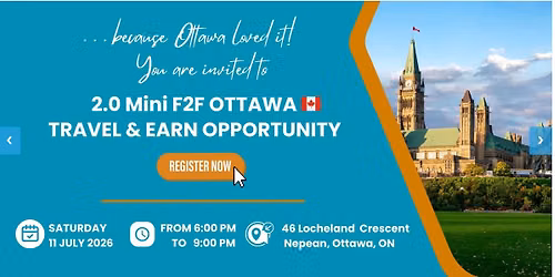 Face to Face Opportunity to Travel and Earn