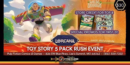 Toy Story 5 Pack Rush Event