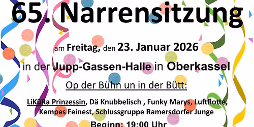 65. Narrensitzung