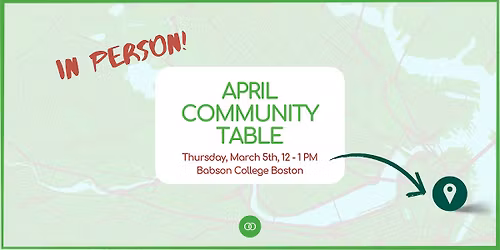 Branchfood's April Community Table
