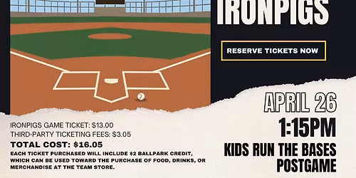 LV With Littles at IronPigs