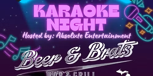 Karaoke night at beer & Brats