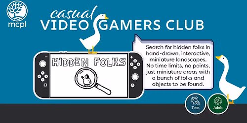 Casual Video Gamers Club: "Hidden Folks"