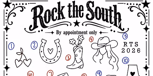 Rock the South Flash Tattoos | Thistle & Fern Tattoo Company