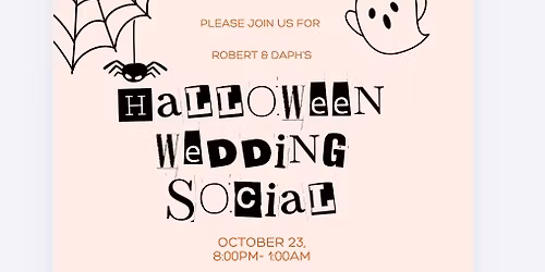 Robert and Daphs wedding social