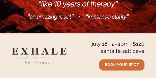EXHALE: Conscious Connected Breathwork + Halotherapy
