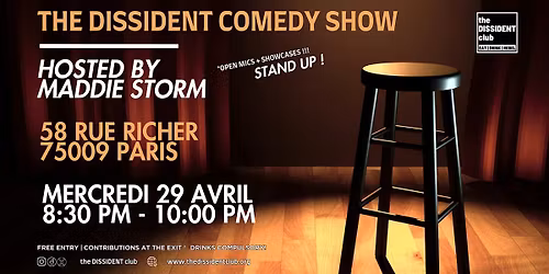 [STAND-UP] The Dissident Comedy Show: hosted by Maddie Storm
