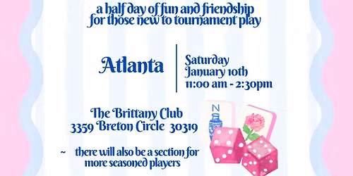 The Rookie Mahjong Tournament by My Magnolia Mahjong