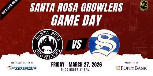Santa Rosa NorCal Hockey - Growlers vs St Louis Spirit