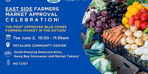 BZP Petaluma: East Side Farmers Market Approval Celebration!