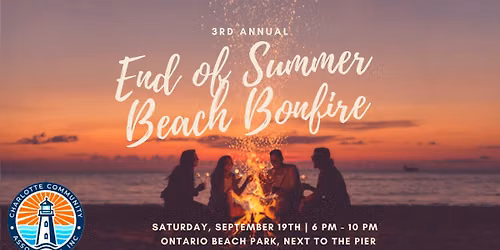 End of Summer Beach Bonfire