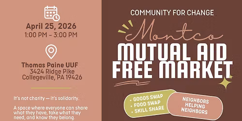 Montco Mutual Aid Free Market: Collegeville