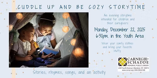Cuddle Up and Be Cozy Evening Storytime