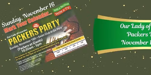 Our Lady of Lourdes Packers Party