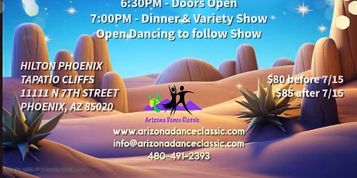 2026 Dancing in the Desert Dinner & Variety Show