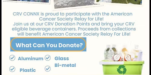 Donate empty bottles and cans for charity