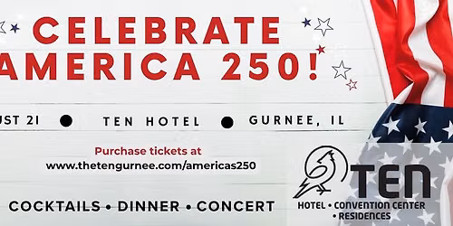 Celebrate America 250: Dinner, Concert & Patriotic Gala with Orchestra Revivo at The Ten Hotel 