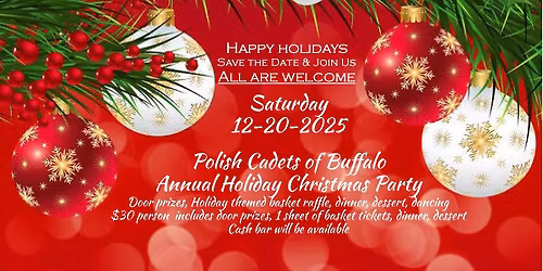 Polish Cadets of Buffalo Annual Holiday Christmas Party