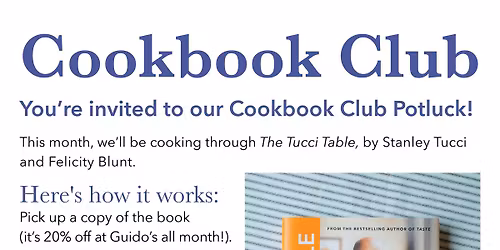 Guido's Cookbook Club 