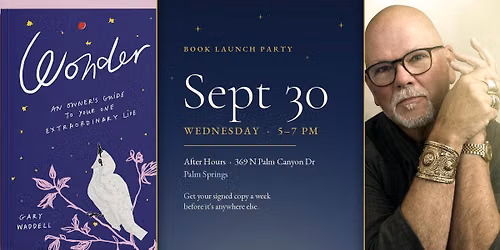 Wonder: A Book Launch Party with Gary Waddell