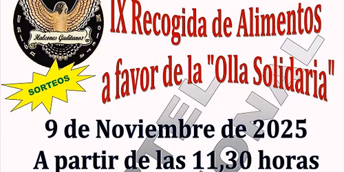 IX Recogida de Alimentos a favor de la "Olla Solidaria"