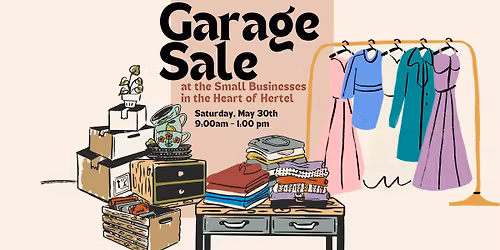 Heart of Hertel Small Business Garage Sale
