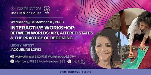 The District House (Wed. 09\/16 with Jacqueline L\u00f3pez)