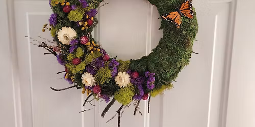 Preserved Moss and Dried Flower Wreath Workshop with Robin