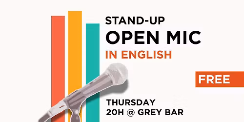 FREE English Stand-Up Open Mic #45