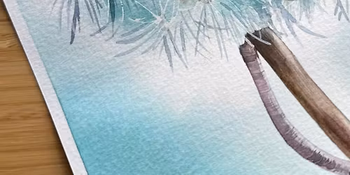 Harvest Mouse on a Dandelion Watercolour Workshop with Rita Gould 