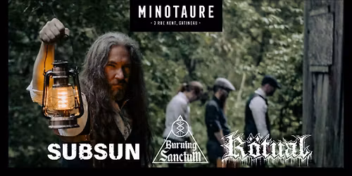 Lancement de l'album \u00ab For the Dead \u00bb de R\u00f6tual avec invit\u00e9s sp\u00e9ciaux Burning Sanctum et Subsun