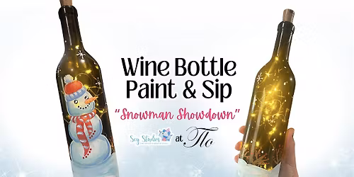 Wine Bottle Paint & Sip: Snowman Showdown
