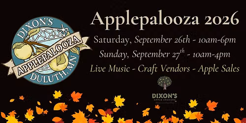 Applepalooza in Duluth! — 350 Harbor Dr, Duluth, MN 55802-2600, United States