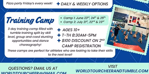 World Tour Summer Camp- Week 6
