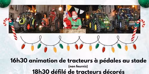 \ud83c\udf84 Les tracteurs d\u00e9cor\u00e9s vont d\u00e9filer !\ud83d\ude9c\ud83c\udf84