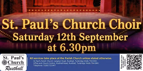 St. Paul's Church choir "Night at the Musicals" concert
