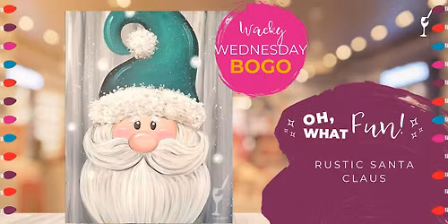 BOGO 50% Off! Rustic Santa Claus