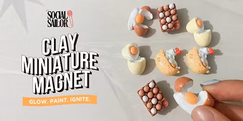 Clay Miniature Magnet Date - Bangalore