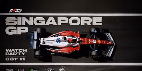 F1inTO Singapore Grand Prix Watch Party. Toronto's Biggest F1 Party