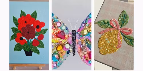 Beaded & Bedazzled Painting Workshop 