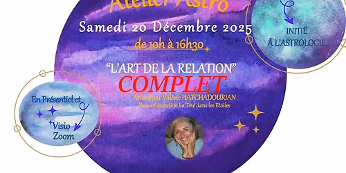 ATELIER ASTRO "L'ART DE LA RELATION"