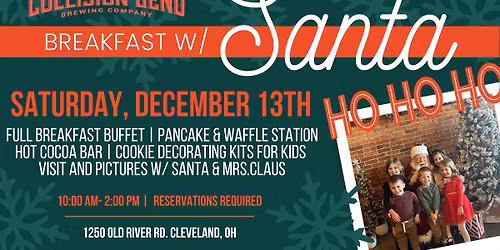 Breakfast with Santa at Collision Bend CLE