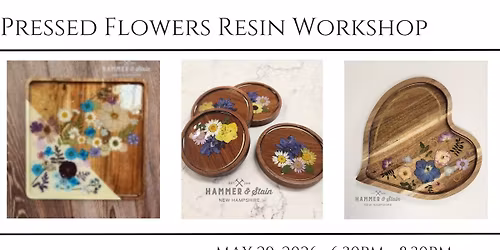 Pressed Flowers Resin Workshop
