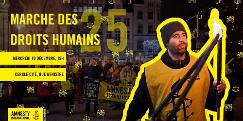 AMNESTY LUXEMBOURG MARCHE POUR LES DROITS HUMAINS
