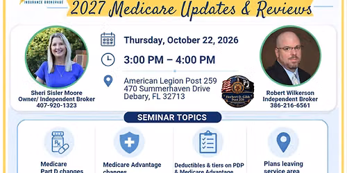 FREE 2027 MEDICARE UPDATES AND REVIEWS