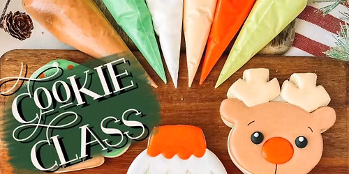 Cookie Decorating Workshop! Jingle Bell Bakery. Hosted by Pretty Little Bakers