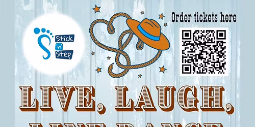 Live, Laugh, Line Dance in aid of Stick 'n' Step