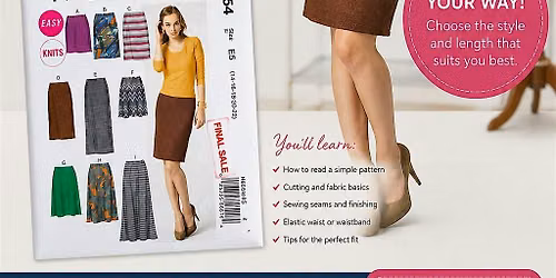 Sew a Simple Skirt with Pockets (Victoria)